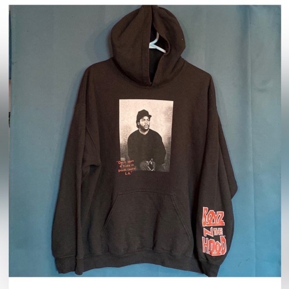 Vintage Rare Black “Boyz N The Hood” Hooded Sweatshirt